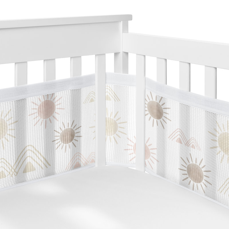 Sweet Jojo Designs Desert Sun Sweet Jojo Designs BreathableBaby Mesh Crib Liner Wayfair